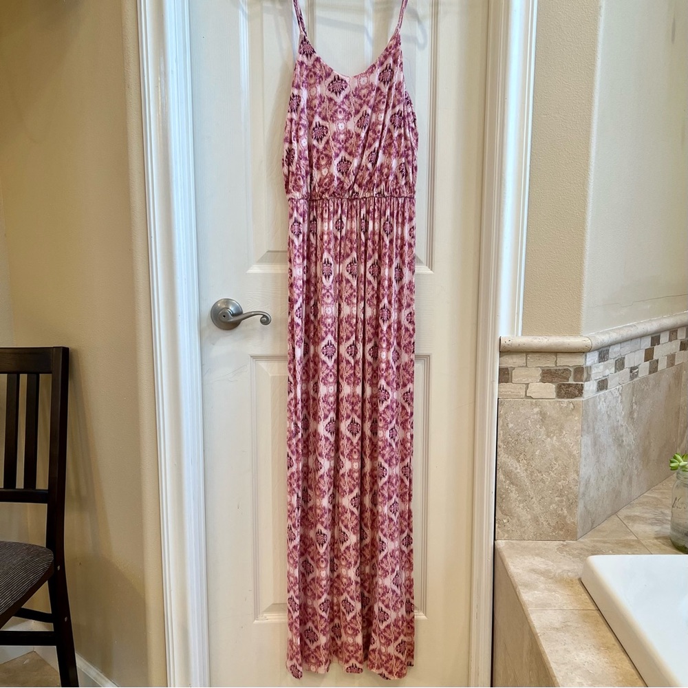 Lush Paisley Maxi Dress